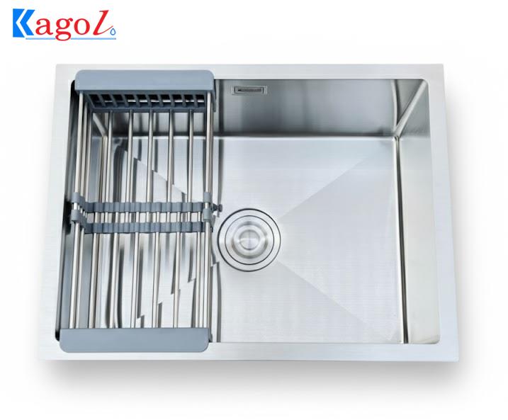 Chậu rửa bát âm bàn Kagol 1 hố 60x45cm