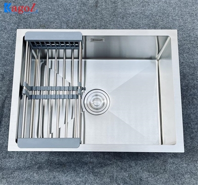 Chậu rửa bát âm bàn Kagol 1 hố 60x45cm