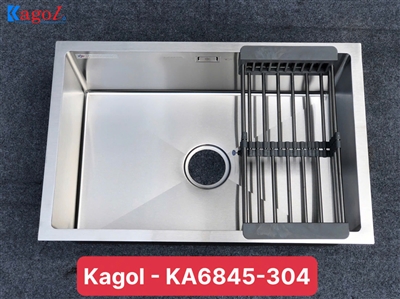 Chậu rửa bát âm bàn Kagol 1 hố 68x45