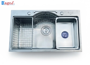 Chậu rửa bát inox 304 một hố (KT:78x48x24 cm)