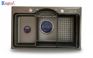 Chậu rửa bát Kagol inox phủ nano đen