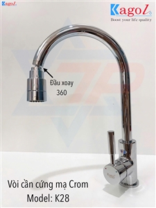 Vòi rửa bát Kagol đầu xoay 360 độ